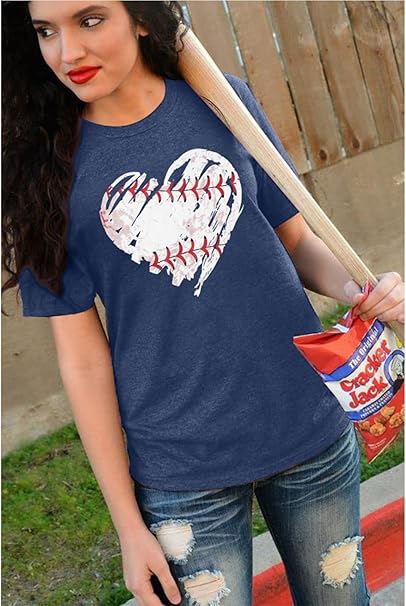 Baseball Shirts Women Baseball Mom Tshirt